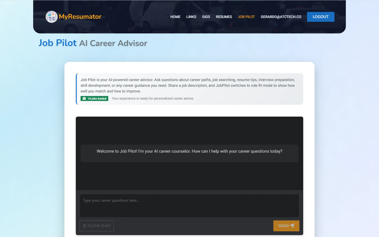 JobPilot feature screenshot